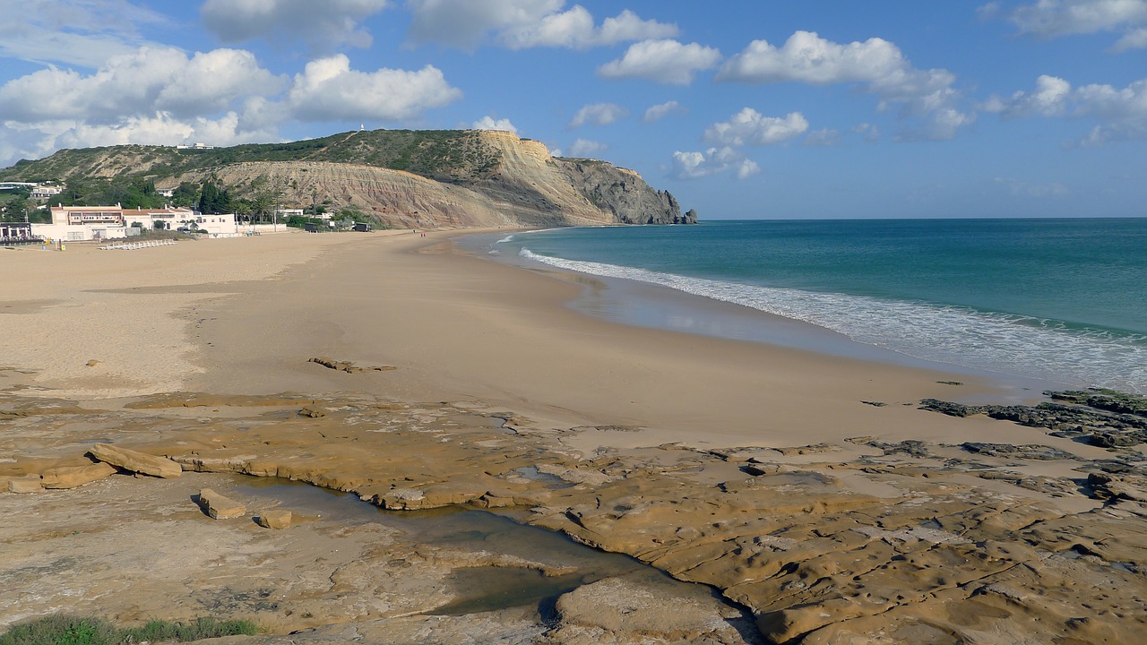 Luz Bay, Algarve, Portugal, Nemokamos Nuotraukos,  Nemokama Licenzija