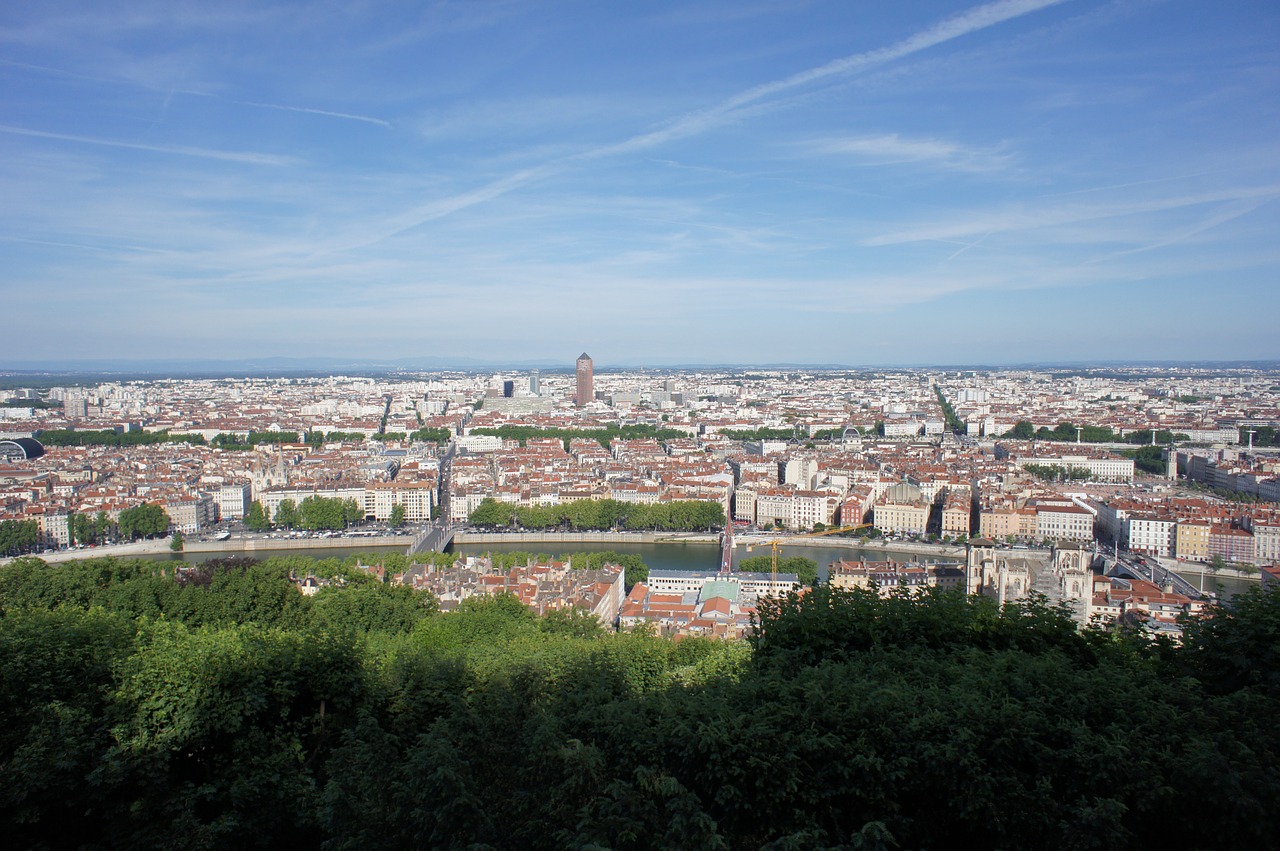Lyon, Panorama, Bokštas, Nemokamos Nuotraukos,  Nemokama Licenzija