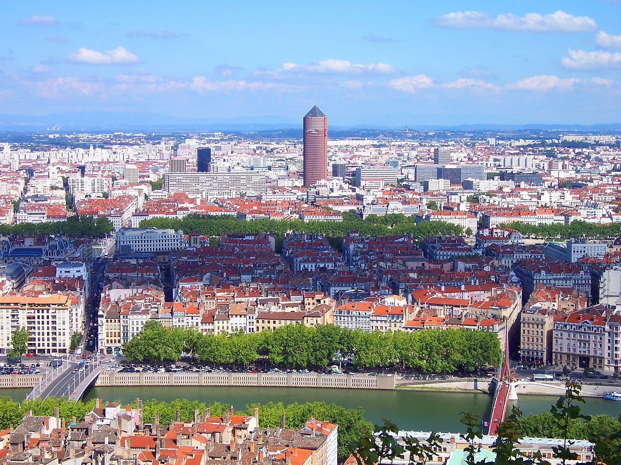 Lyon, Miestas, France, Miesto Kraštovaizdis, Miesto, Nemokamos Nuotraukos,  Nemokama Licenzija