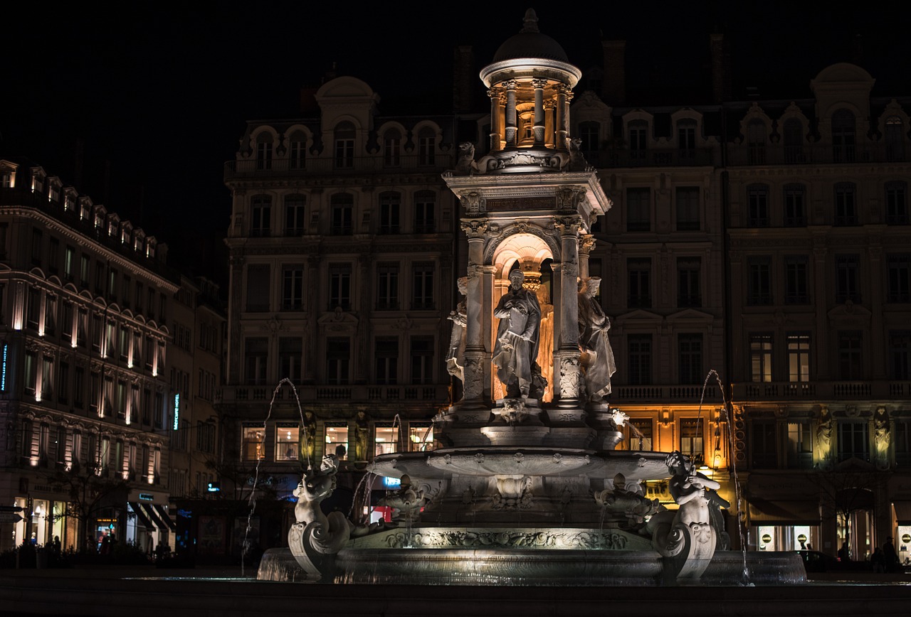 Lyon, Žibintai, Vieta, Paminklai, Nemokamos Nuotraukos,  Nemokama Licenzija