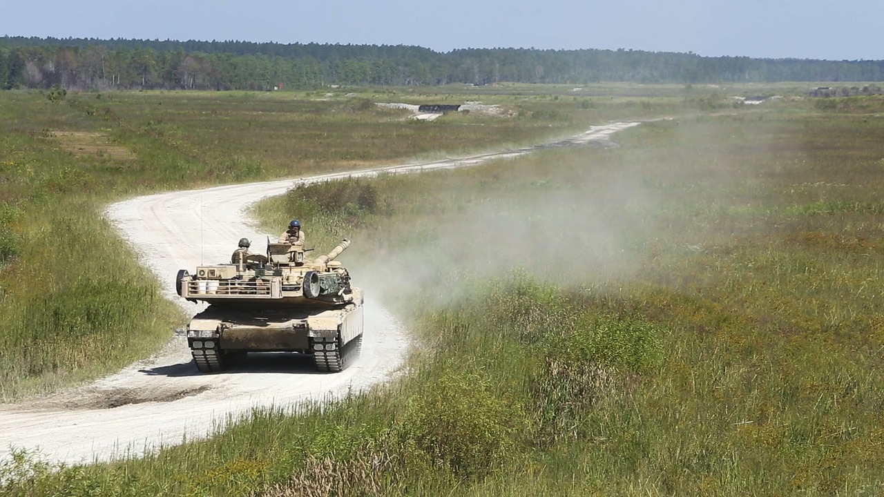 M1A1 Abrams, Kariuomenė, Armija, Ugnies Jėga, Ugnis, Gyvas Ugnis, Mokymas, Pratimas, Nemokamos Nuotraukos,  Nemokama Licenzija