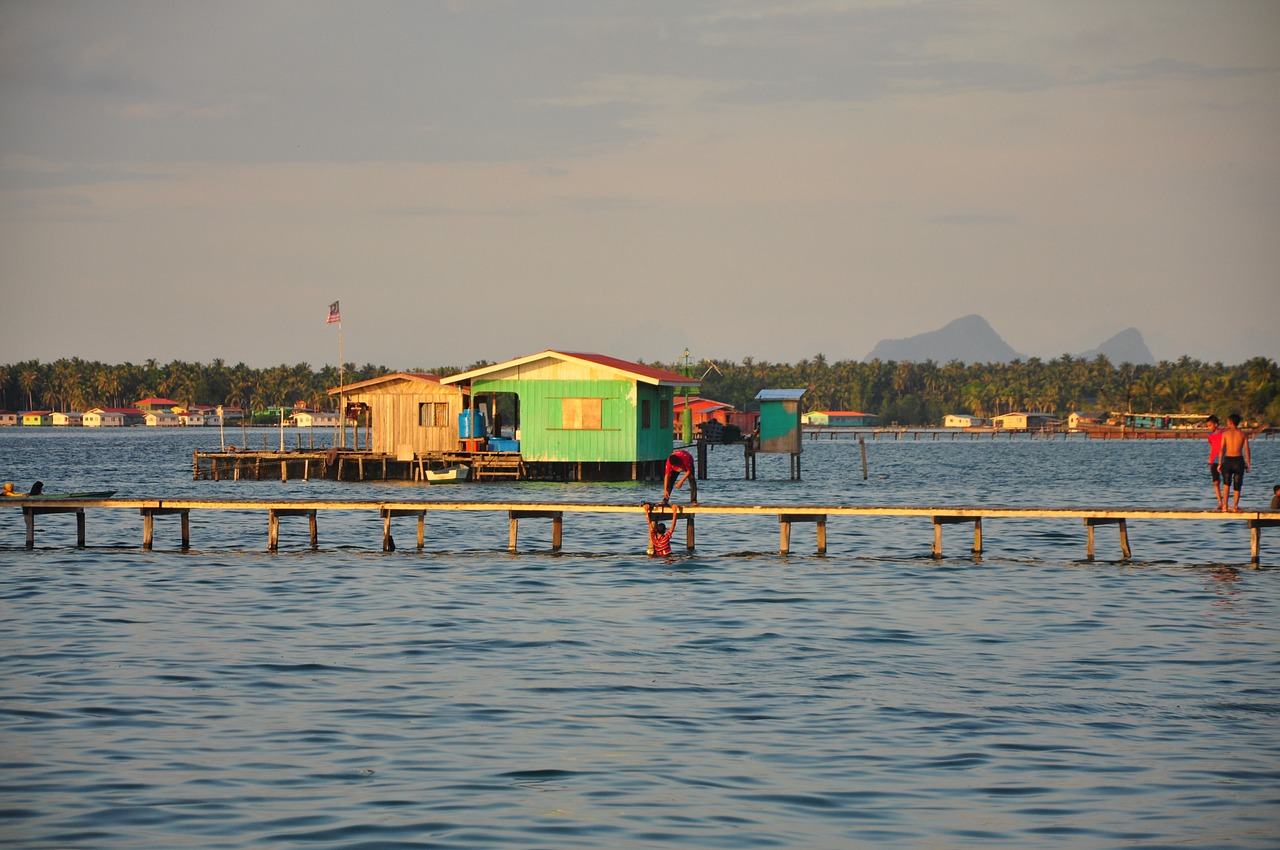 Mabul, Sala, Semporna, Sabah, Malaizija, Lautas, Saulėlydis, Jūros Dugnas, Peizažas, Nemokamos Nuotraukos