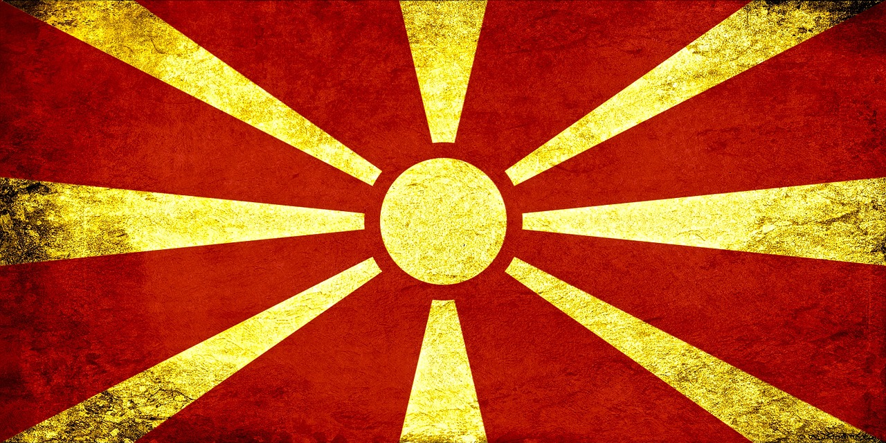 Makedonija, Vėliava, Respublika, Apie, Šalis, Saulė, Saulės Šviesa, Tauta, Nacionalinis, Europa