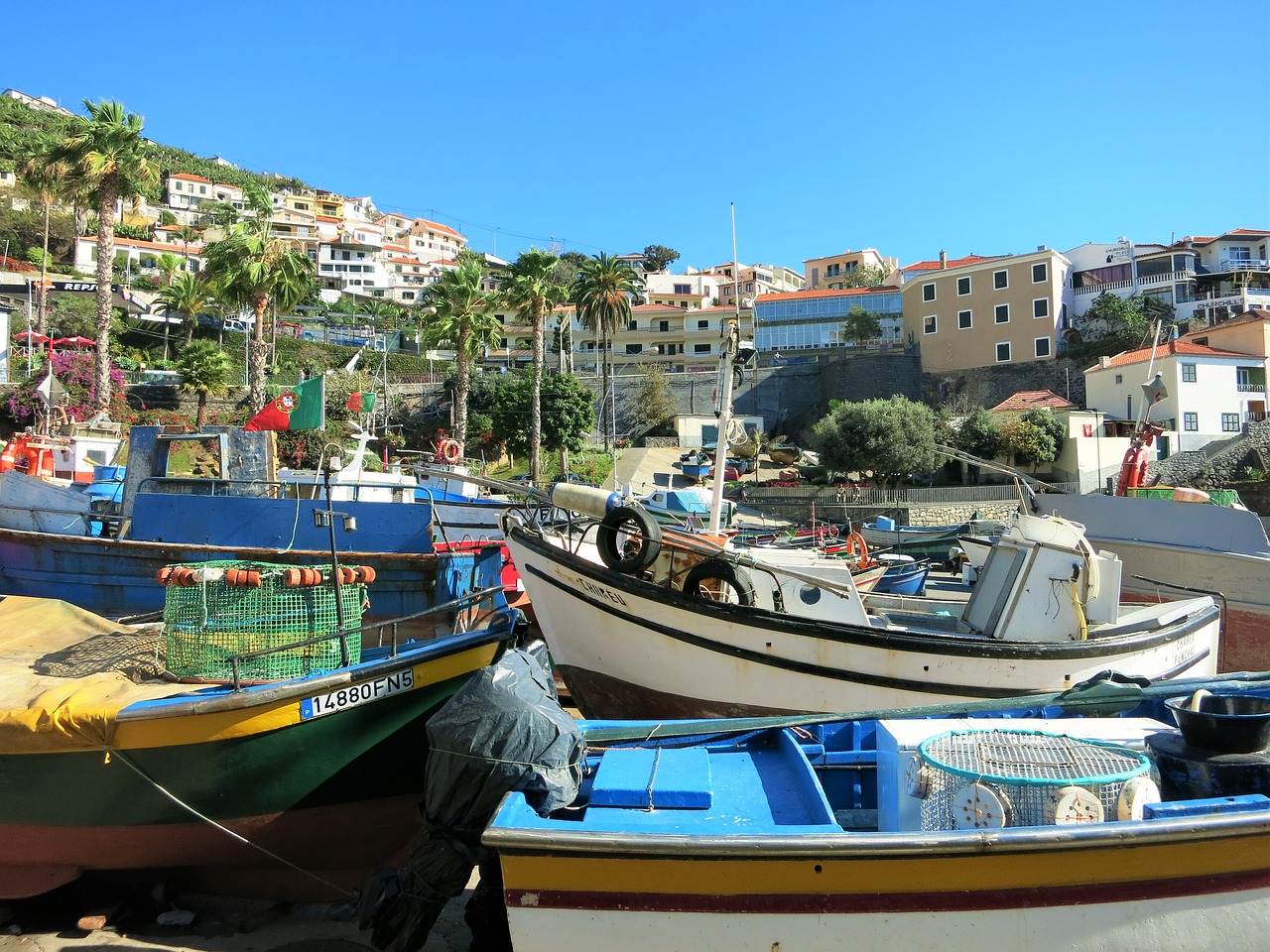 Madeira, Žvejybos Uostas, Valtys, Nemokamos Nuotraukos,  Nemokama Licenzija