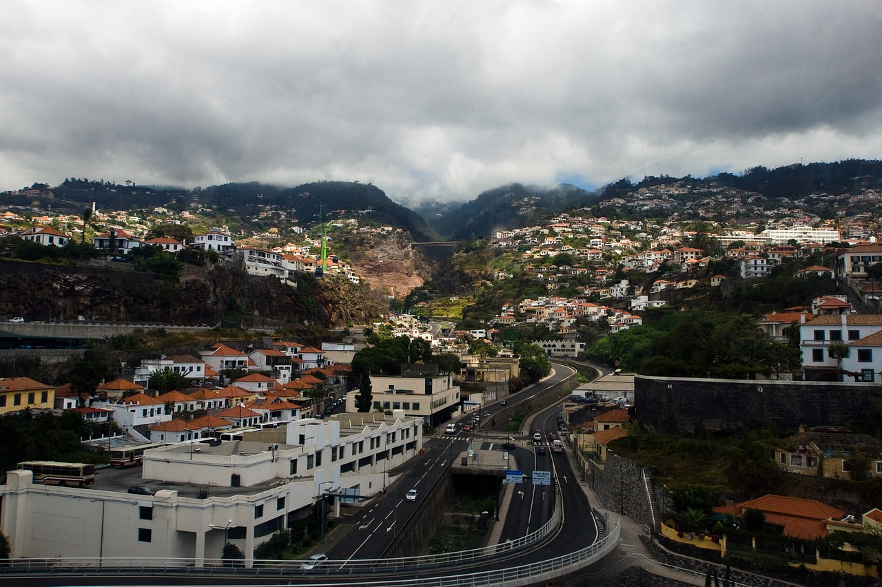 Madeira, Funchal, Portugal, Panorama, Miestas, Nemokamos Nuotraukos,  Nemokama Licenzija