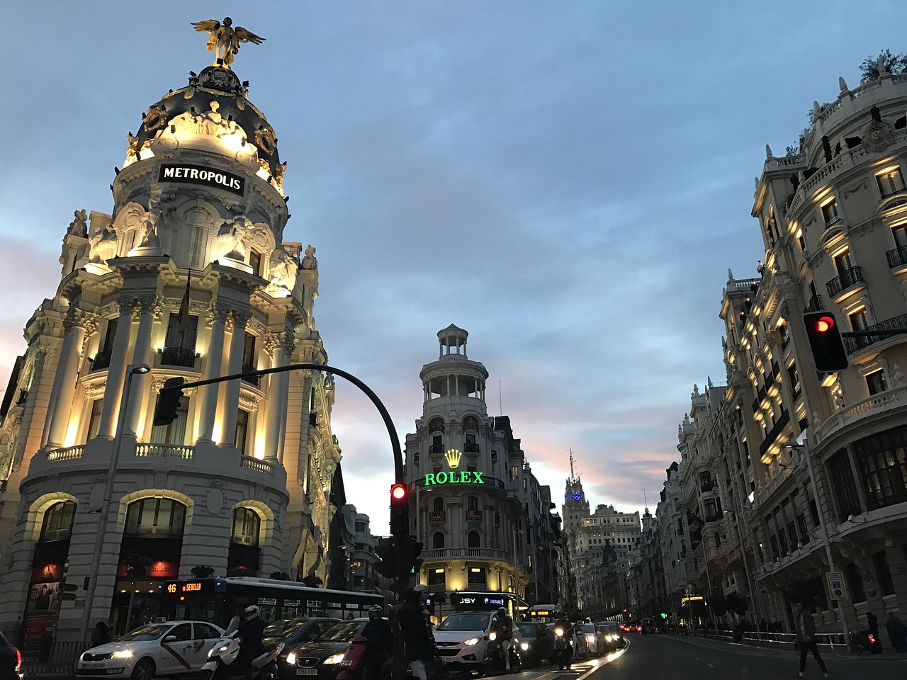 Madride, Amiyoguis, Saulėlydis, Skubėti Miestas, Nemokamos Nuotraukos,  Nemokama Licenzija
