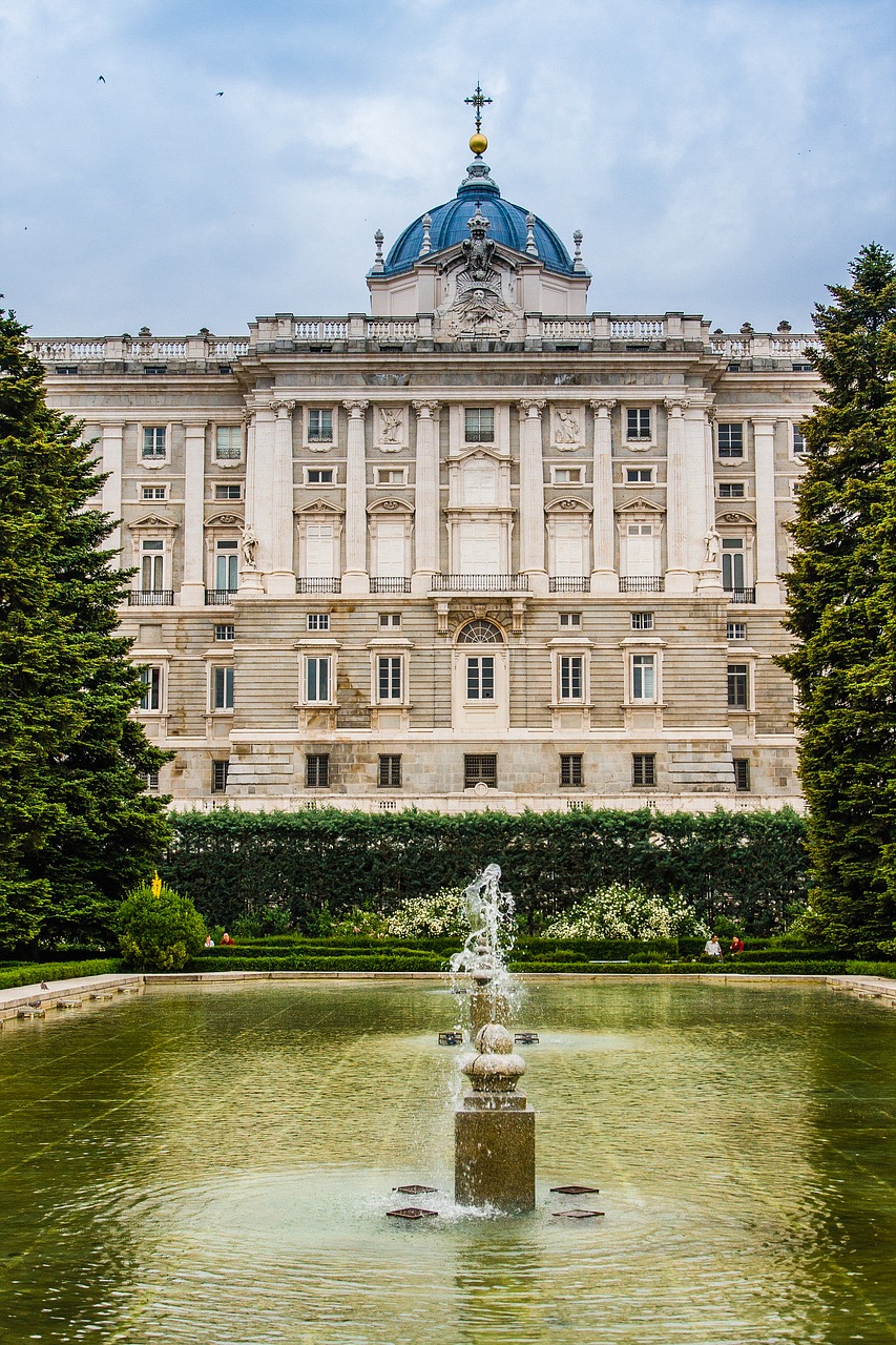 Madride, Rūmai, Architektūra, Karališkasis Rūmai, Paminklas, Fasadas, Sodas, Karalius, Nemokamos Nuotraukos,  Nemokama Licenzija