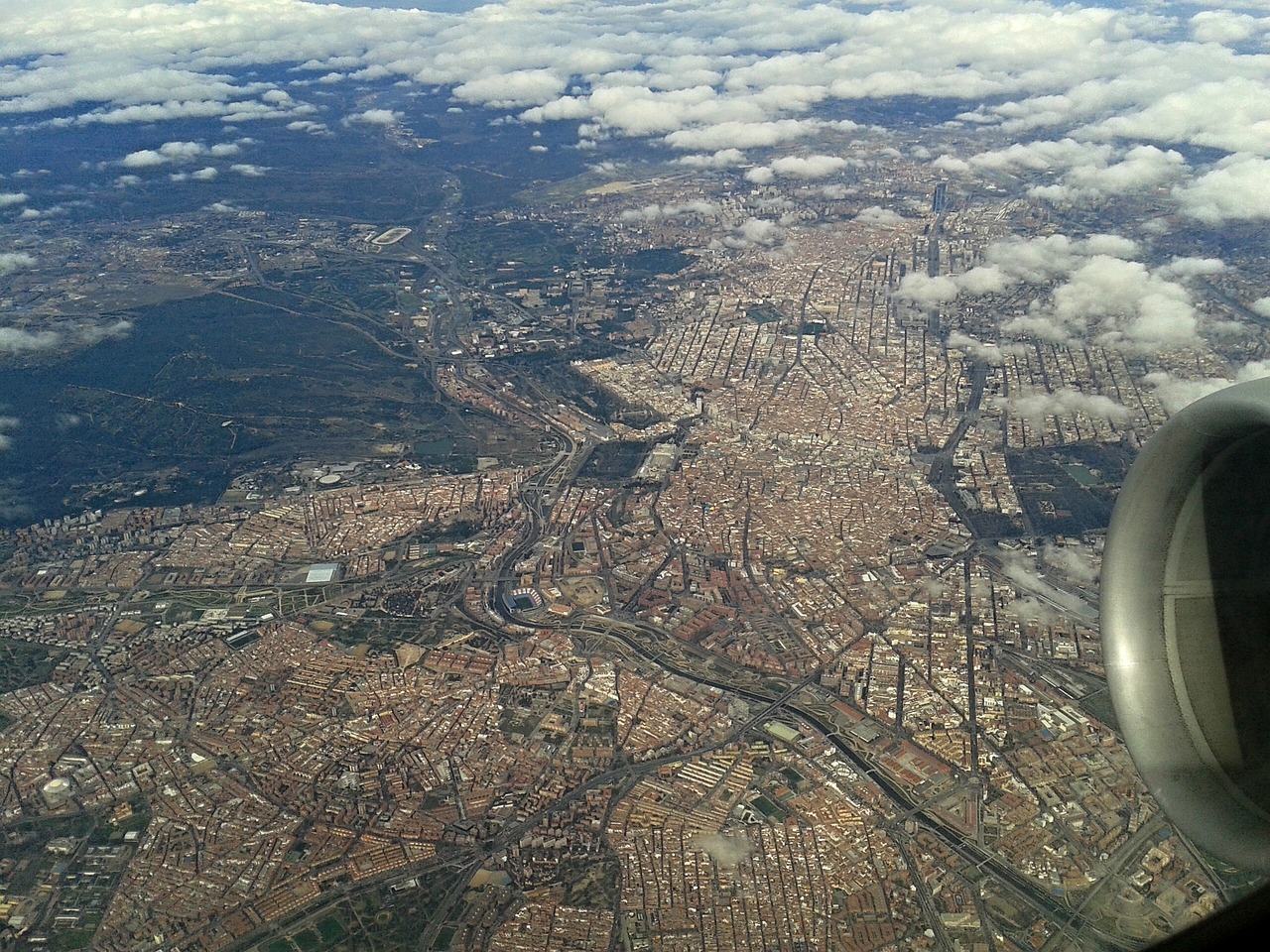 Madride, Oro Vaizdas, Paukščio Skrydžio Vaizdas, Kapitalas, Ispanija, Nemokamos Nuotraukos,  Nemokama Licenzija