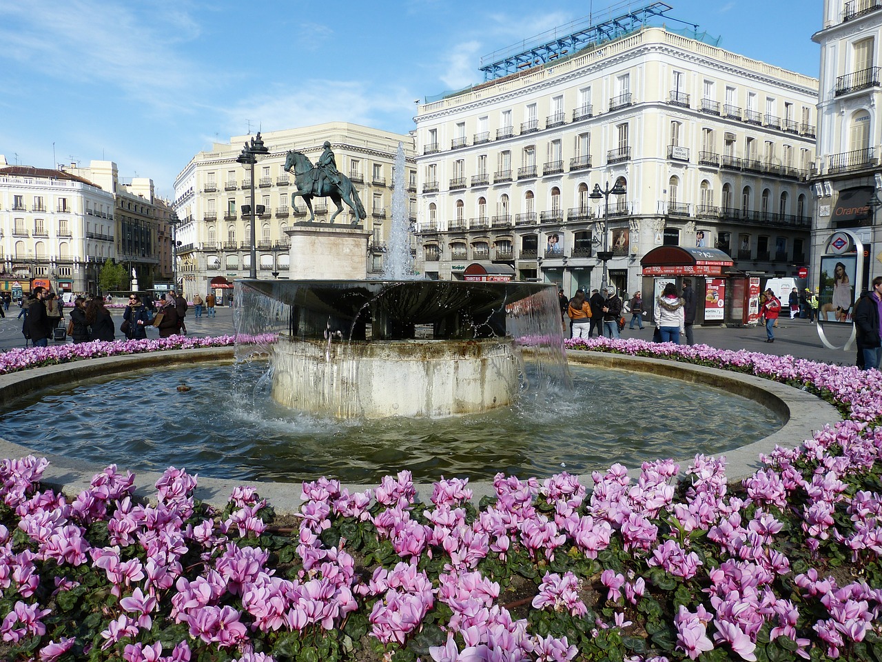 Madride, Pastatas, Ispanija, Kapitalas, Architektūra, Erdvė, Plaza, Plaza Del Sol, Paminklas, Reiter