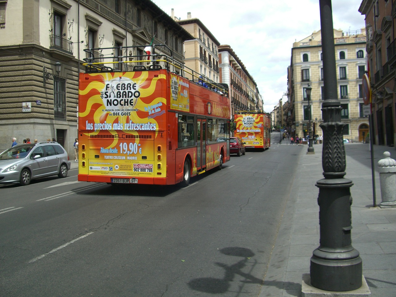 Madride, Turistinis Autobusas, Miesto Centras, Nemokamos Nuotraukos,  Nemokama Licenzija