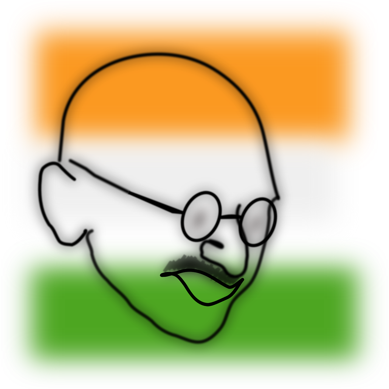 Mahatma Gandhi, Indija, Veidas, Nepriklausomumas, Lyderis, Nemokama Vektorinė Grafika, Nemokamos Nuotraukos,  Nemokama Licenzija