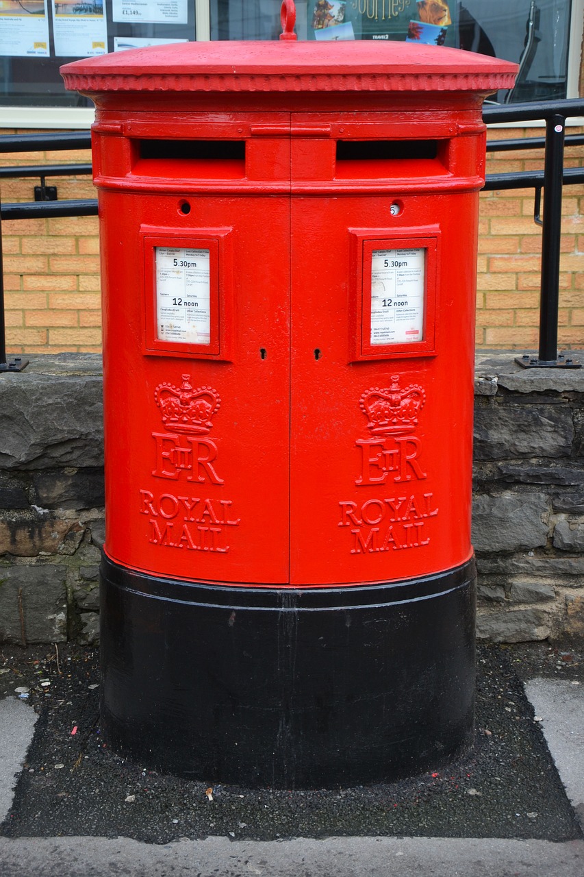 Pašto Dėžutė, Pašto Dėžutės, Raudona, Dvigubas, Britanija, Pašto Dėžutė, Paštas, Paštas, Pranešimas, Dėžė