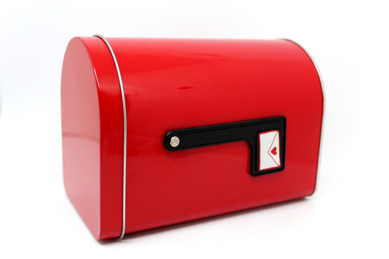 Pašto Dėžutę, Raudona, Paštas, Laiškas, Uždaryta Pašto Dėžutė, Dėžė, Metalinis, Vėliava Žemyn, Nemokamos Nuotraukos,  Nemokama Licenzija