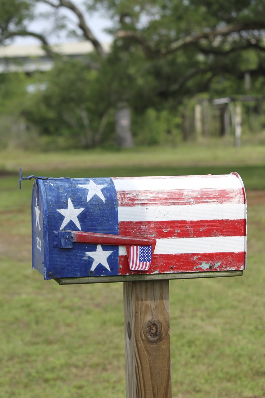 Pašto Dėžutę, Pašto Dėžutė, Patriotinis, Mus, Laisvė, Jungtinės Valstijos, Amerikietis, Patriotizmas, Nepriklausomybės Diena, Žvaigždės