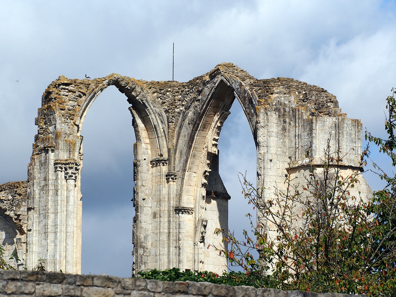 Maillezais Katedra,  St Peter Maillezais,  Sugadinti,  Katedra,  France,  Pastatas,  Išlieka,  Religinis,  Arkos, Nemokamos Nuotraukos