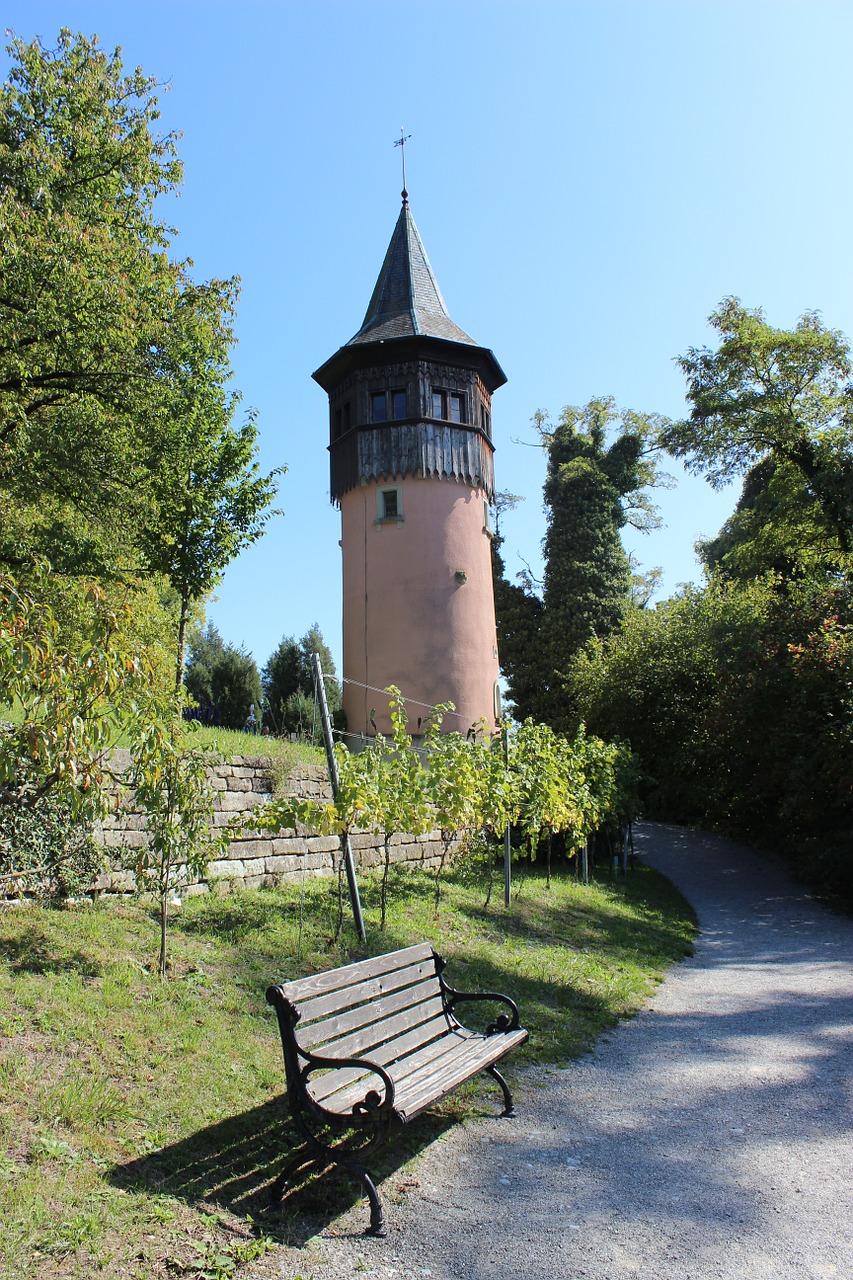 Mainau, Sala, Švedijos Bokštas, Ežero Konstanta, Bokštas, Vaizdas, Gėlė, Šeimos Bernadotte, Pasodinti, Gamta