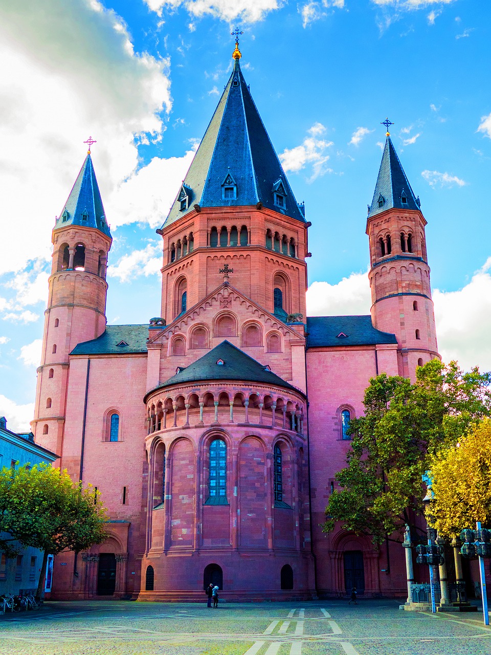 Majesco Katedra, Mainz, Dom, Bažnyčia, Įvedimas, Senamiestis, Minios Surinkėjas, Istorinis Išsaugojimas, Bokštai, Sublime