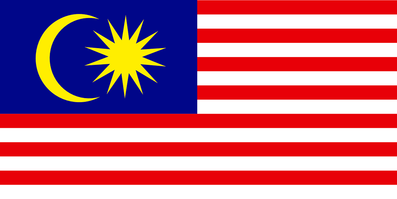 Malaizija, Vėliava, Simbolis, Šalis, Malajiečių, Ženklas, Asija, Tauta, Nemokama Vektorinė Grafika, Nemokamos Nuotraukos