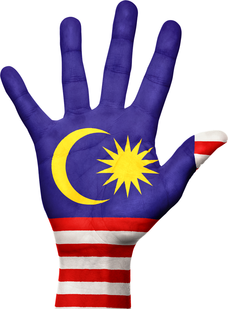 Malaizija, Vėliava, Ranka, Asija, Patriotinis, Patriotizmas, Ženklas, Simbolis, Šalis, Nemokamos Nuotraukos
