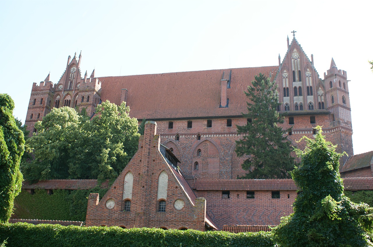Malborkas, Lenkija, Pilis, Viduramžių, Europa, Senas, Istorinis, Marienburg, Teutoniciniai, Tvirtovė