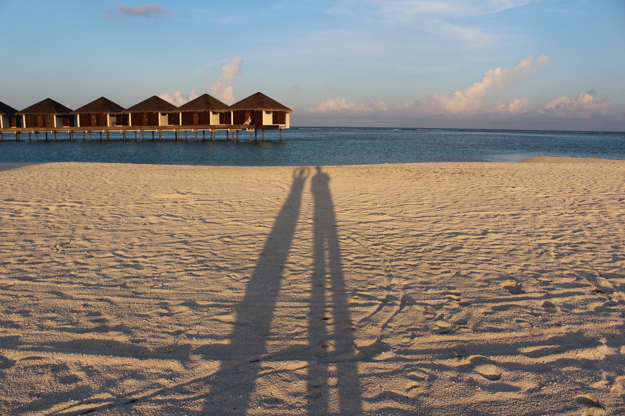 Maldive, Šešėlis, Papludimys, Nemokamos Nuotraukos,  Nemokama Licenzija