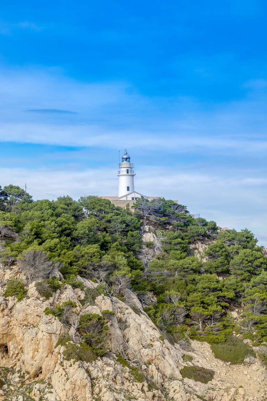 Maljorka,  Kala Ratjada,  Švyturys,  Balearų Salos,  Gamta,  Kelionė,  Dangus,  Architektūra,  Bokštas,  Šventė