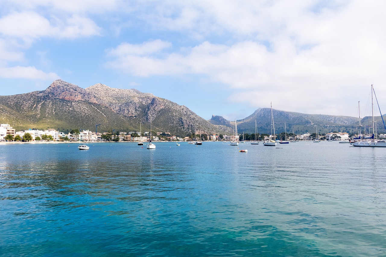 Maljorka,  Port De Pollença,  Balearų Salos,  Šventė,  Turizmas,  Vandenys,  Gamta,  Kelionė,  Kranto,  Jūra