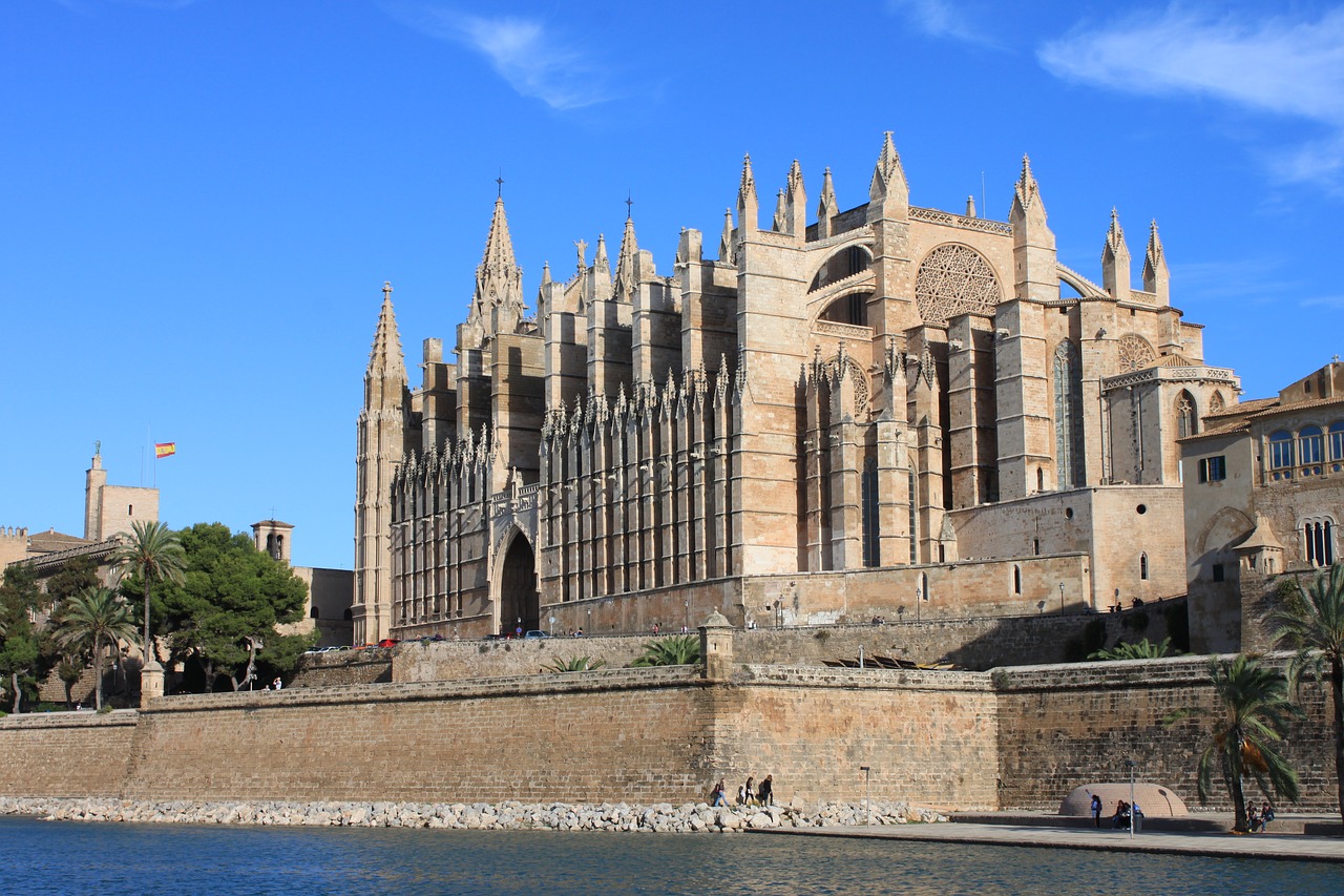 Maljorka,  Katedra,  Palma,  Architektūra,  Ispanija,  Bažnyčia,  Statyba,  Balearų Salos,  Turizmas,  Miestas