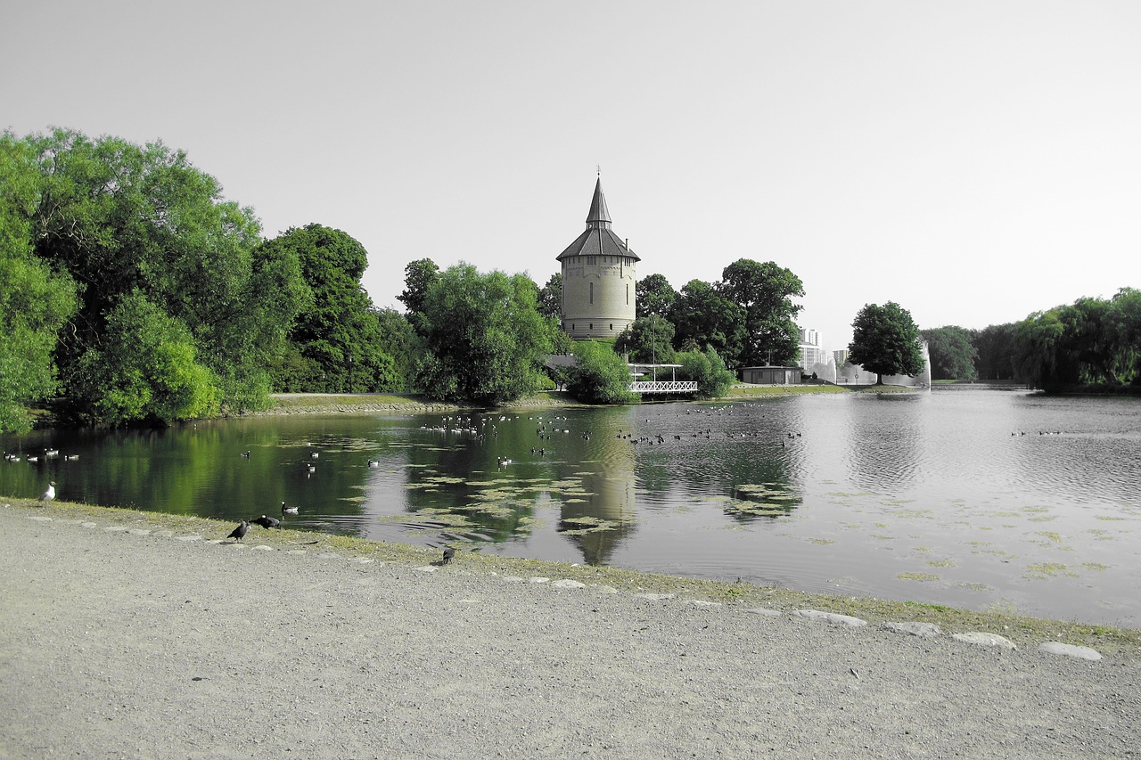 Malmö, Švedija, Skåne, Vasara, Skandinavija, Švedijos, Pastatas, Vandens Bokštas, Pritraukimas, Miestas