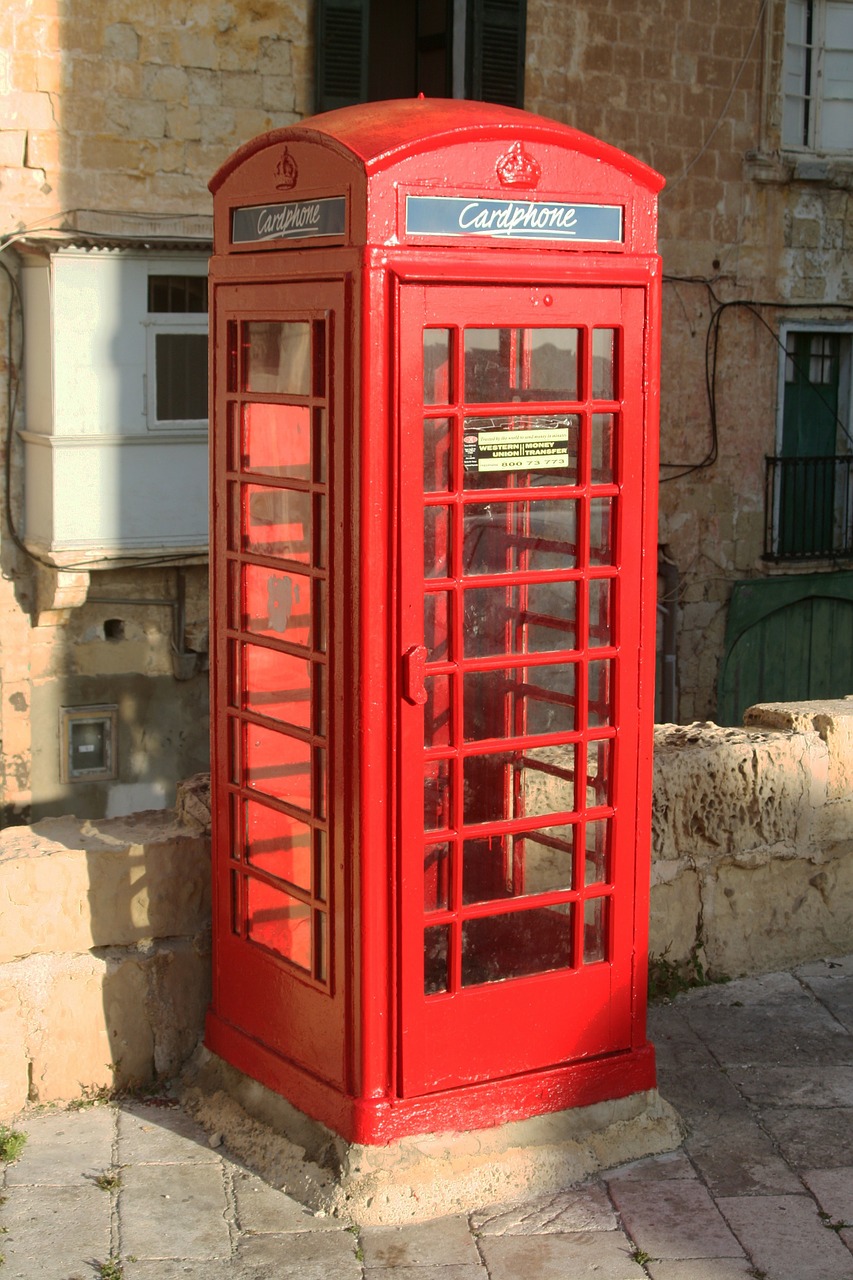 Malta, Valeta, Telefono Budele, Nemokamos Nuotraukos,  Nemokama Licenzija