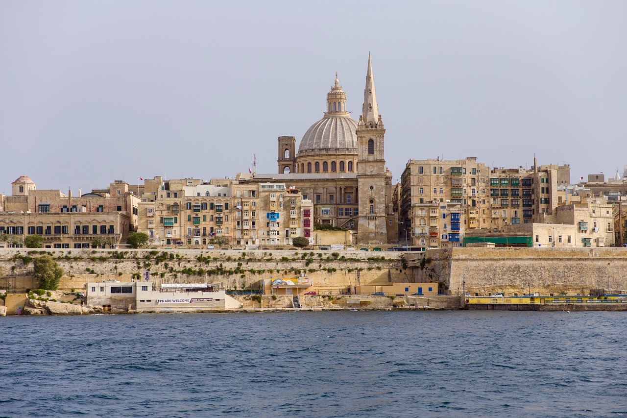 Malta, Bažnyčia, Mūsų Motinos Karmelio Bazilika, Kelionė, Miestas, Valeta, Architektūra, Viduržemio Jūros, Istorinis, Senas