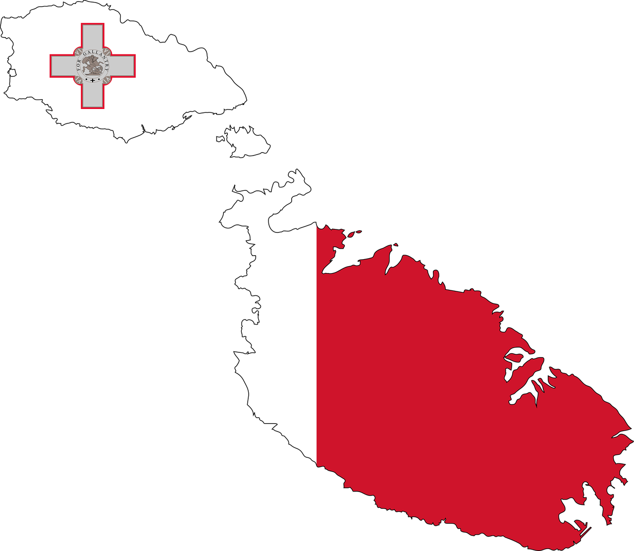 Malta, Šalis, Europa, Vėliava, Sienos, Žemėlapis, Tauta, Geografija, Kartografija, Menas