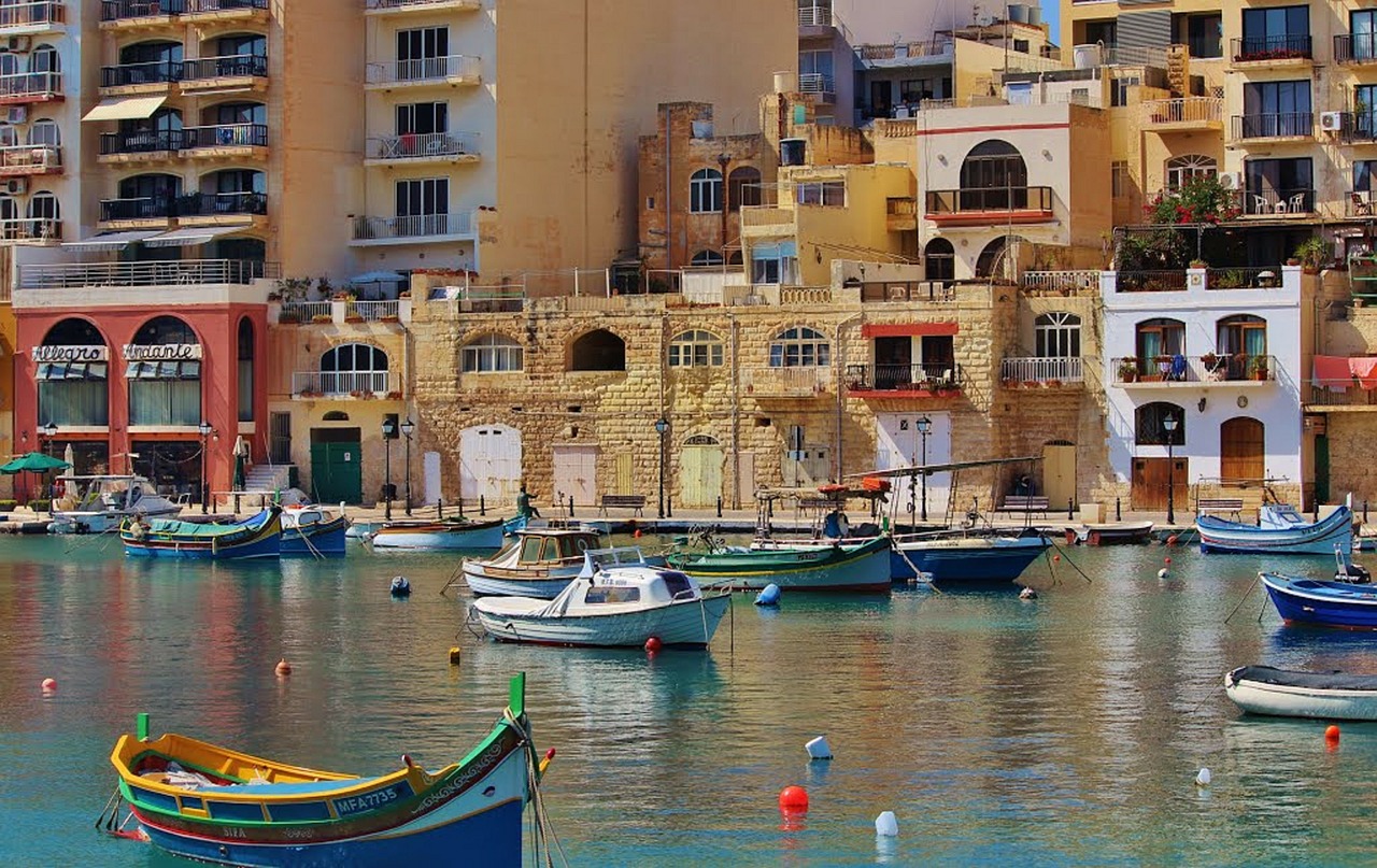 Malta, Architektūra, Lauke, Vanduo, Prieplauka, Vandens Kelias, Valeta, Uosto Miestas, Uostas, Valtys