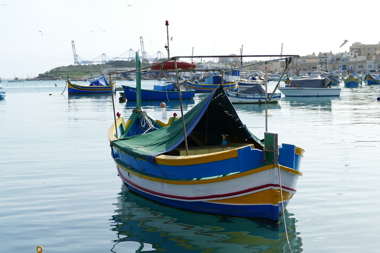 Malta,  Marsaxlokk,  Žvejybos Laivas,  Valtis,  Šventė,  Vandens,  Medinė Valtis, Nemokamos Nuotraukos,  Nemokama Licenzija