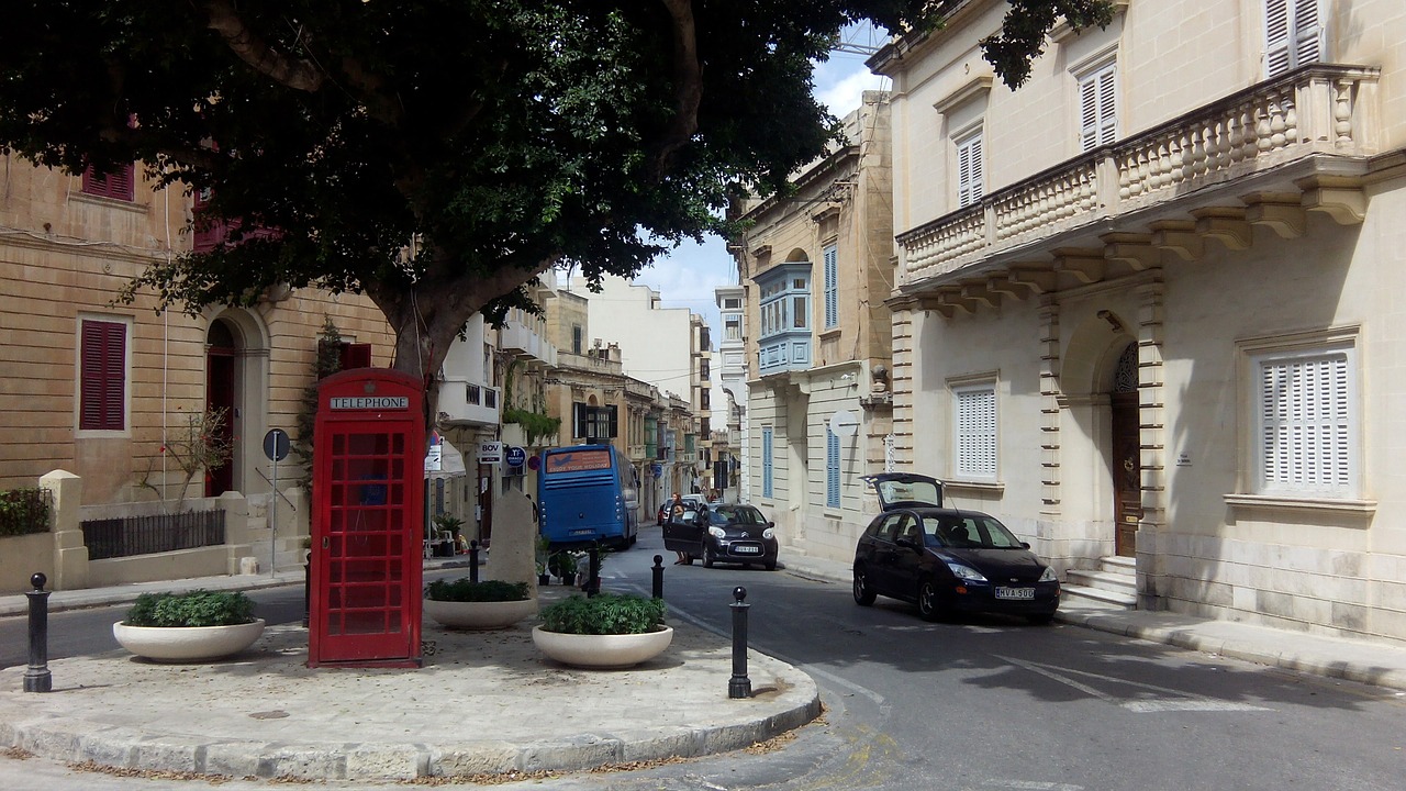 Malta, Telefono Būdelė, Telefono Budele, Britanija, Nemokamos Nuotraukos,  Nemokama Licenzija