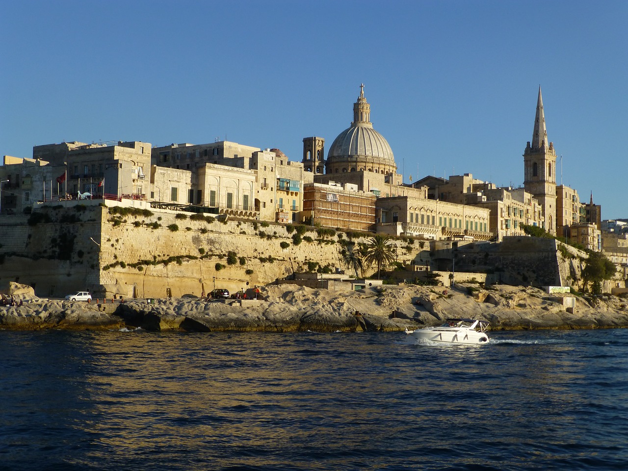 Malta, Uostas, Viduržemio Jūros, Maltiečių, Valeta, Architektūra, Istorinis, Panorama, Istorija, Nemokamos Nuotraukos