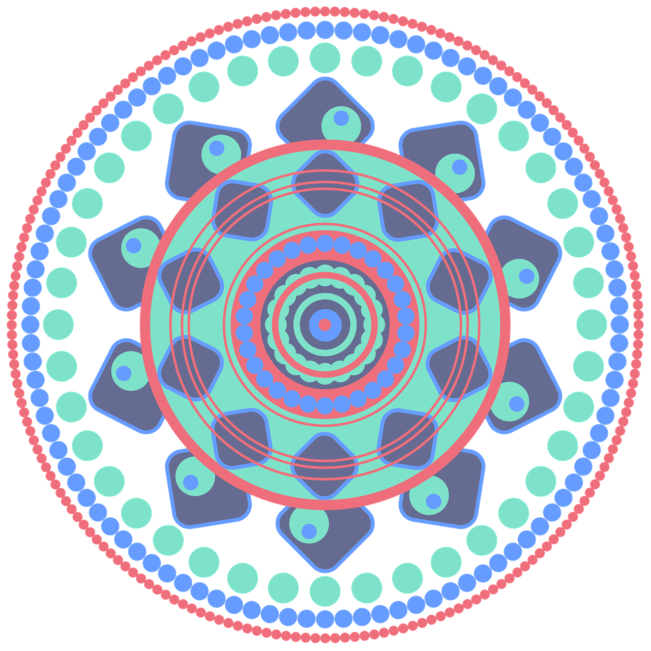 Mandala, Geometrinis, Dizainas, Modelis, Formos, Kaleidoskopas, Bohēma, Nemokamos Nuotraukos,  Nemokama Licenzija