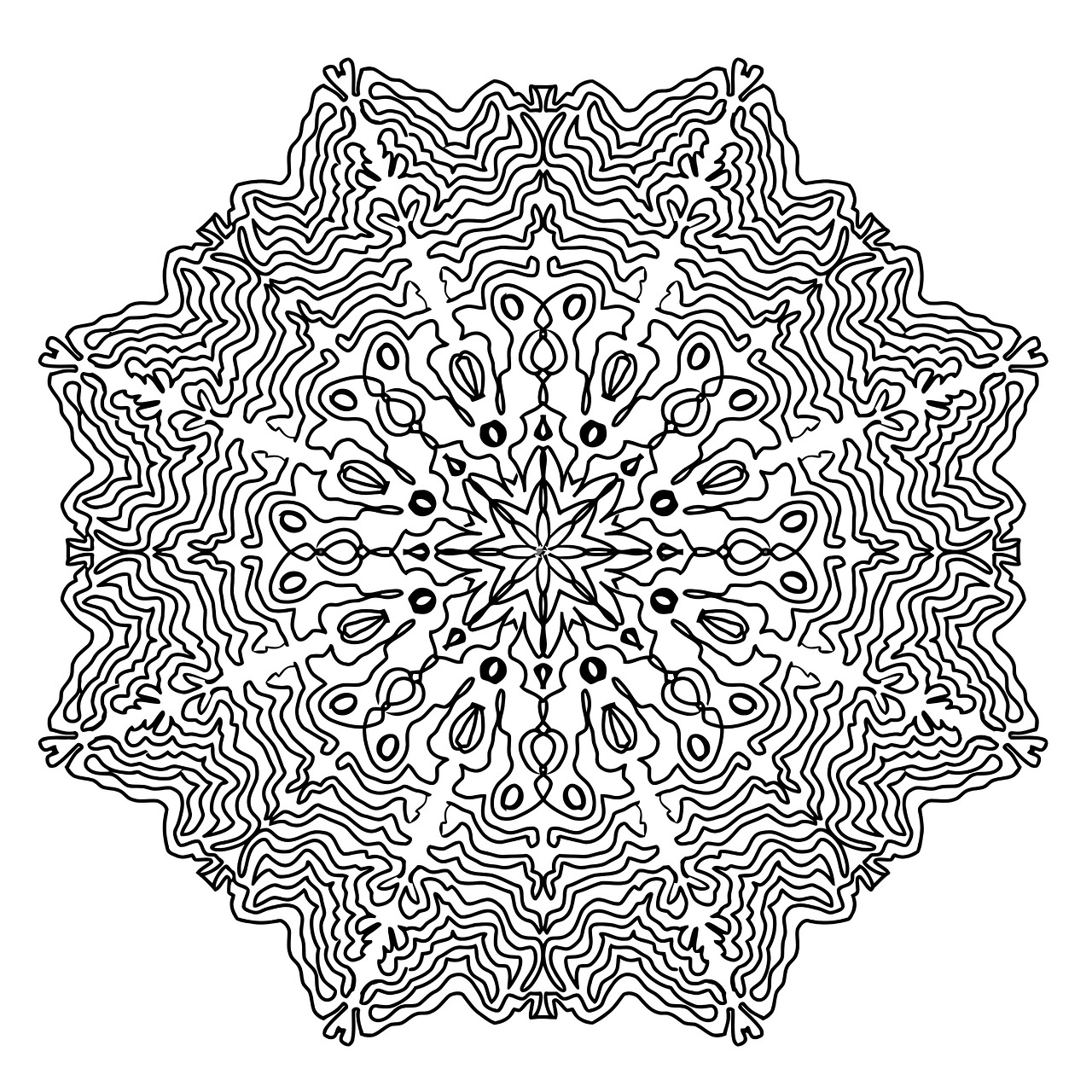 Mandala, Piešimas, Unikalus, Menas, Modelis, Dizainas, Ornamentas, Gėlių, Apdaila, Gėlė