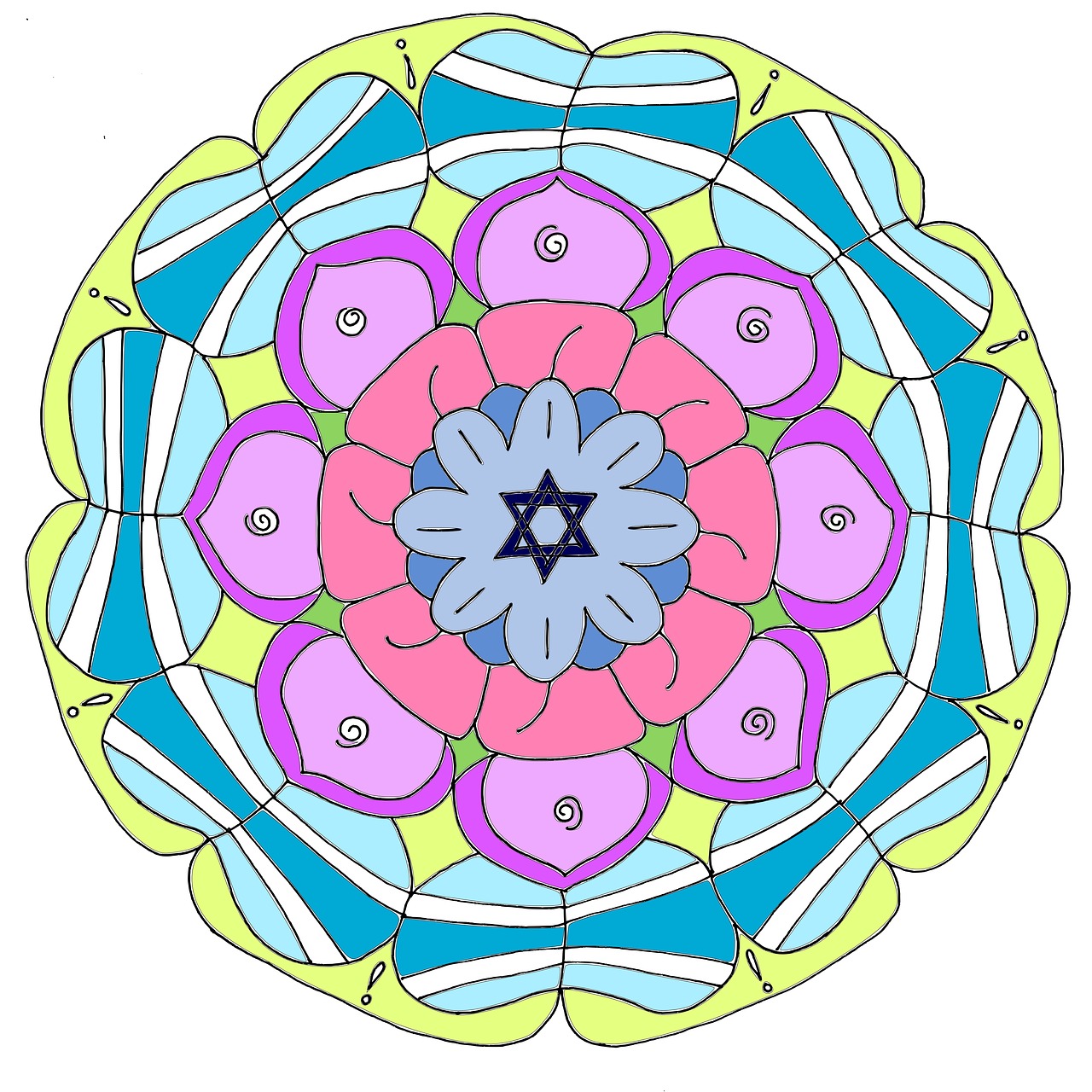 Mandala,  Ciklai,  Lotus,  Įkvepiantį,  Meninis,  Meditacija,  Holistinis,  Subalansuoti,  Ekrano Užsklanda,  Piešimo