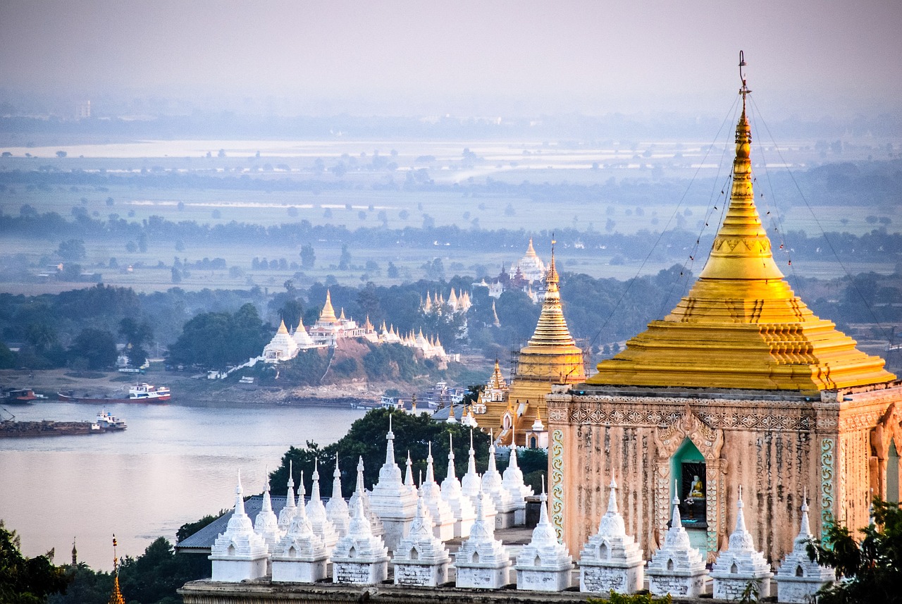 Mandalay, Burma, Pagoda, Šventykla, Mianmaras, Stupa, Religija, Nemokamos Nuotraukos,  Nemokama Licenzija
