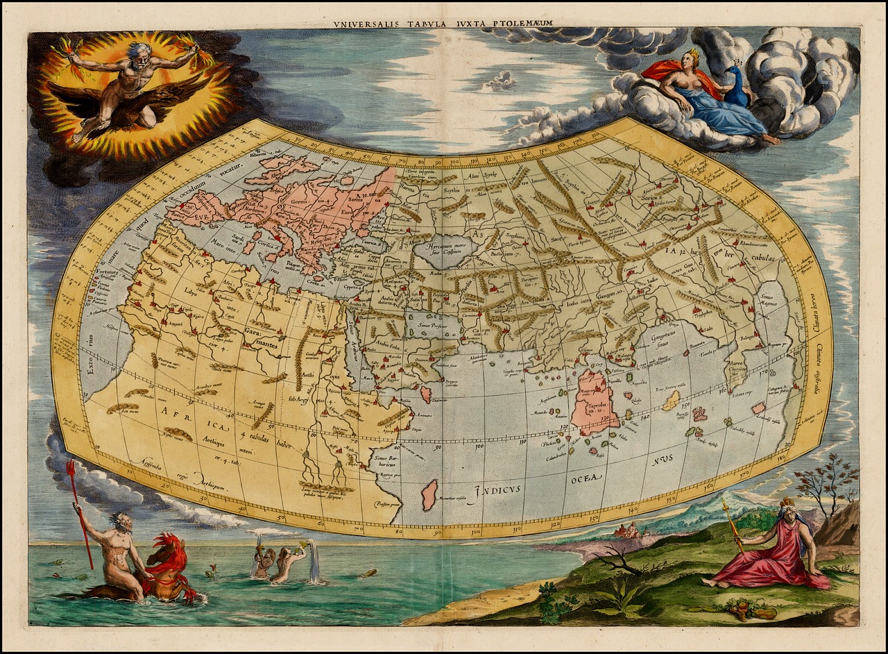 Žemėlapis, Pasaulis, Antic, Nemokamos Nuotraukos,  Nemokama Licenzija