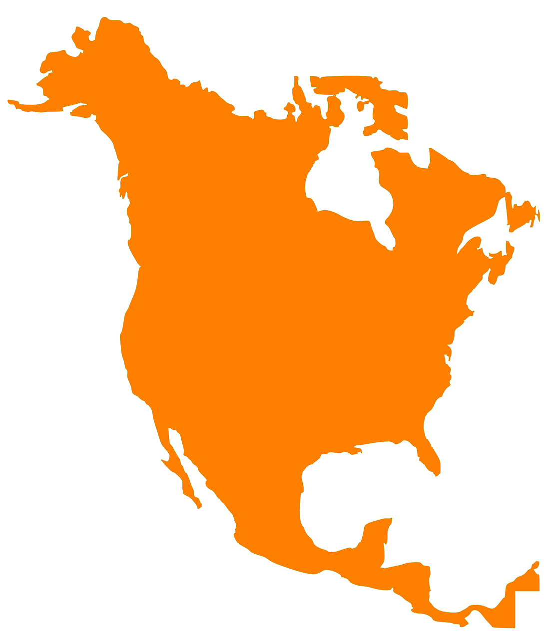 Žemėlapis, Šiaurės Amerika, Žemynas, Nemokama Vektorinė Grafika, Nemokamos Nuotraukos,  Nemokama Licenzija