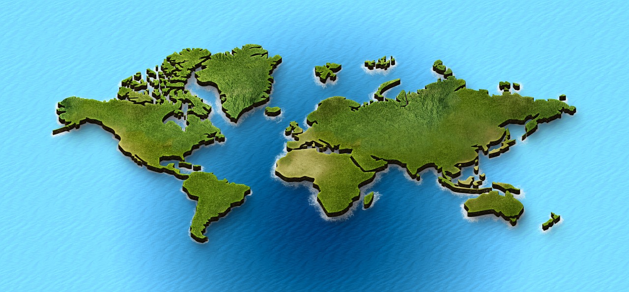 Žemėlapis, Geografija, Šalis, 3D, Žemynas, Geometrinis, Nemokamos Nuotraukos,  Nemokama Licenzija