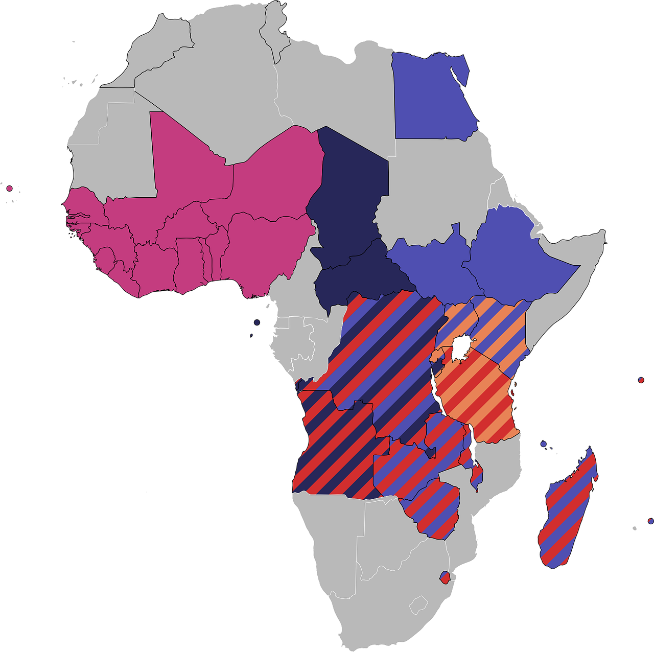Žemėlapis, Afrika, Politinis, Geografija, Žemynas, Kartografija, Šalyse, Nemokama Vektorinė Grafika, Nemokamos Nuotraukos,  Nemokama Licenzija