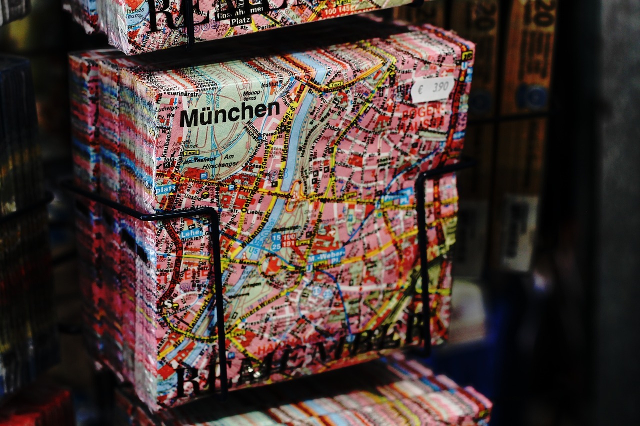 Žemėlapiai, Munich, Vokietija, Turizmas, Turistai, Informacija, Kryptys, Nemokamos Nuotraukos,  Nemokama Licenzija