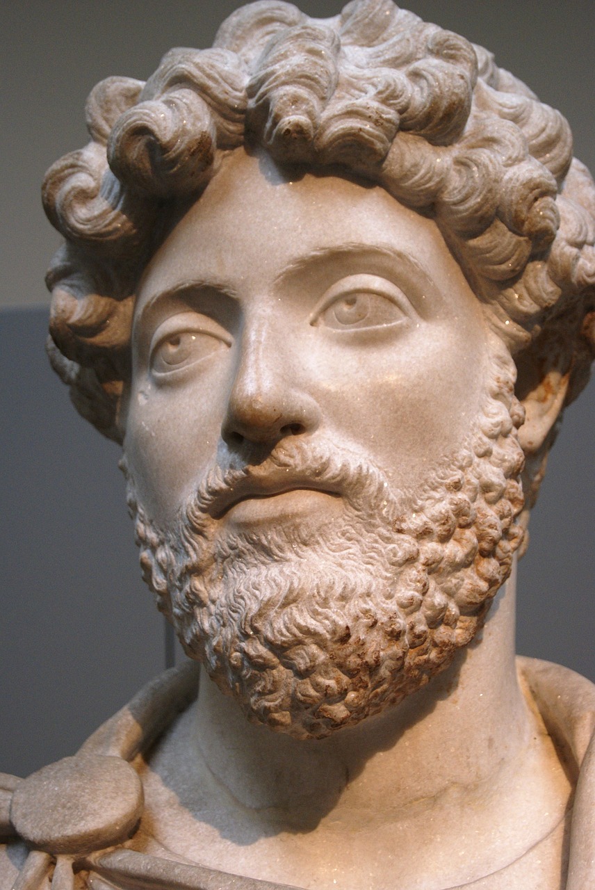 Marcus Aurelius, Romėnų, Imperatorius, Statula, Veidas, Barzda, Istorija, Europa, Archeologija, Roma