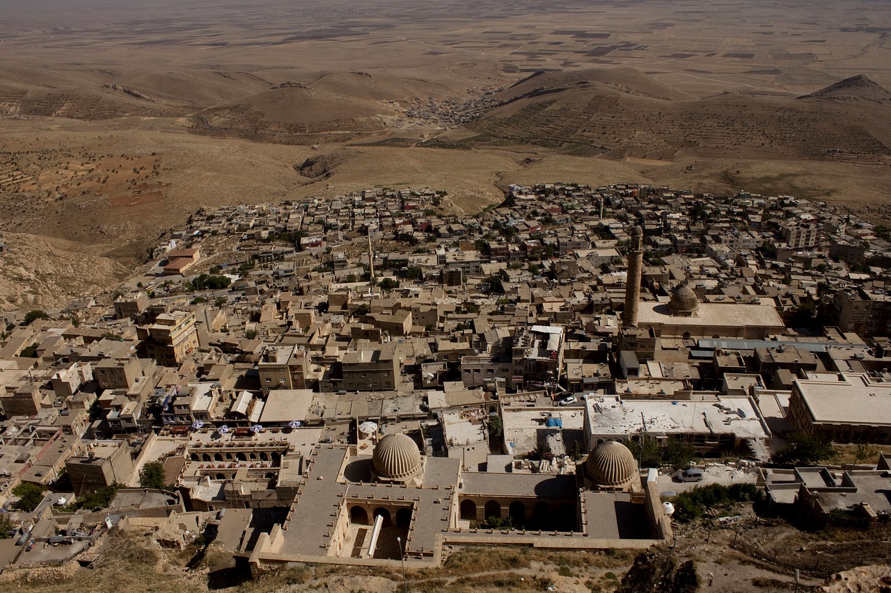 Mardin, Miestas, Mezopotamija, Istorinis Miestas, Turkija, Didžioji Mečetė, Architektūra, On, Zinciriye Medresesi, Nemokamos Nuotraukos