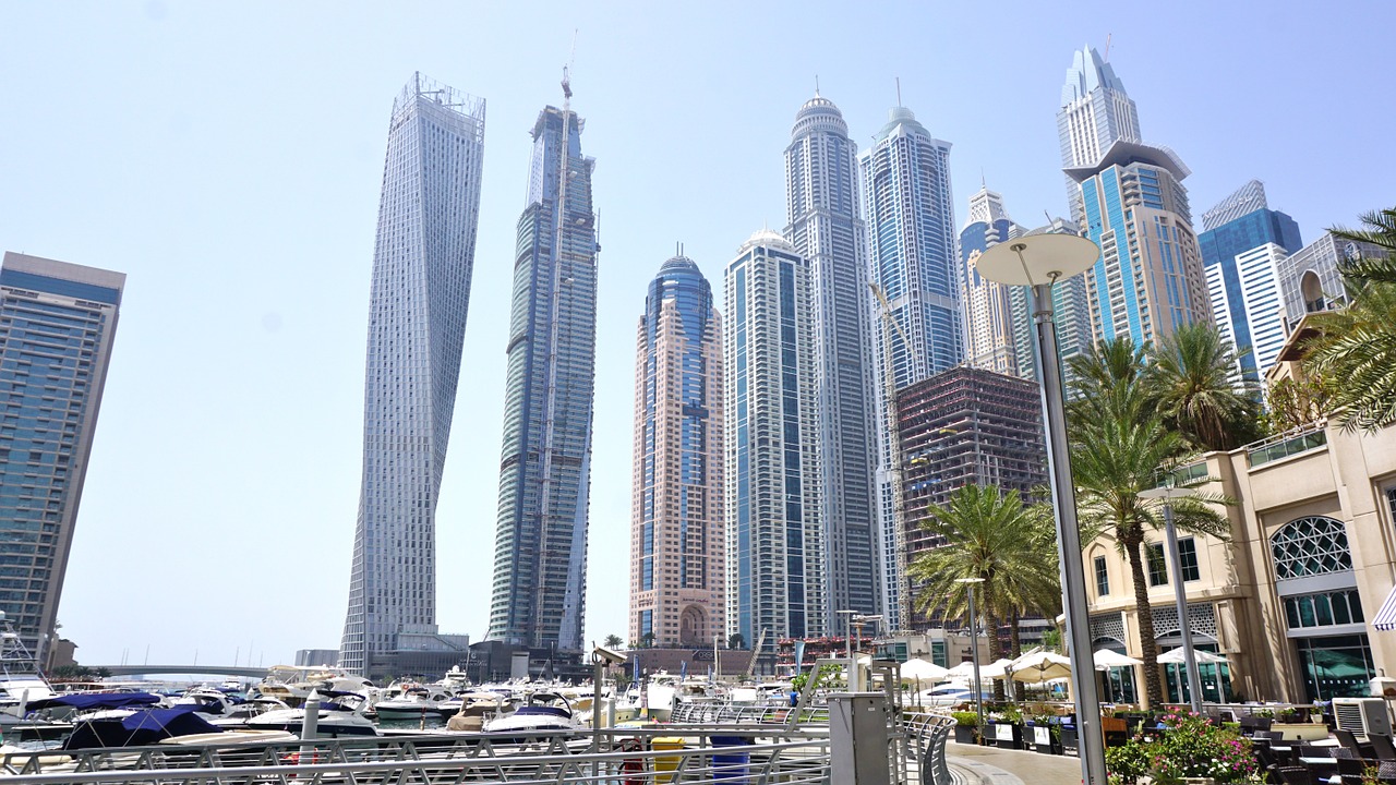 Marina, Dubai, Pastatas, Nemokamos Nuotraukos,  Nemokama Licenzija