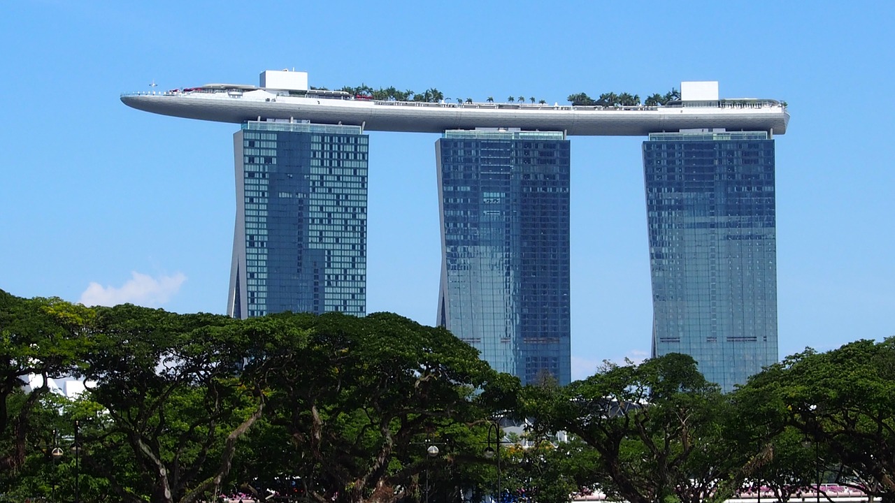 Marina Bay Viešbutis, Stogo Sodas, Singapūras, Nemokamos Nuotraukos,  Nemokama Licenzija