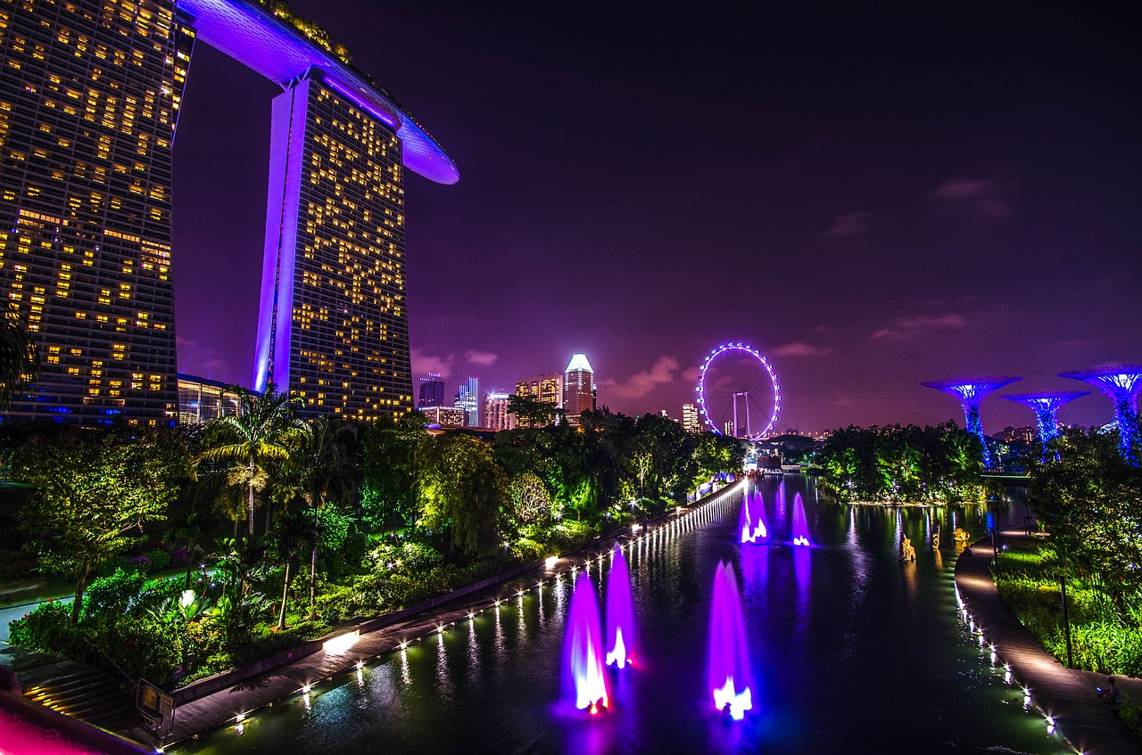 Singapūro Prieplauka, Marina Bay Smėliai, Singapūras, Panorama, Nemokamos Nuotraukos,  Nemokama Licenzija